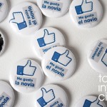 chapas divertidas para bodas ME GUSTA