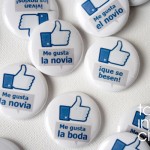 chapas divertidas para bodas ME GUSTA