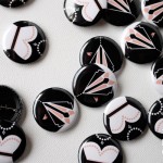 chapas divertidas para bodas NOVIO-NOVIA