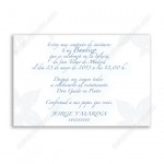 invitación de bautizo Spring Baby Invitaciones de bautizo originales