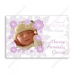 invitación de bautizo Spring Baby Invitaciones de bautizo originales