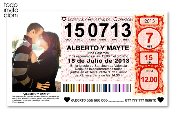 DE DECIMOS DE LOTERIA de decimos de loteria: