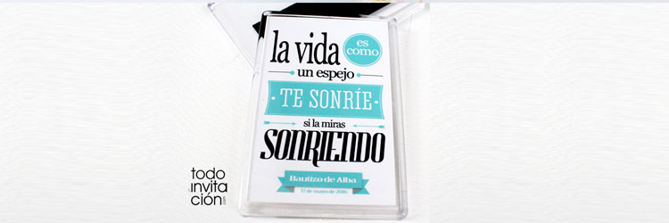 Imán recordatorio de bautizo frases positivas