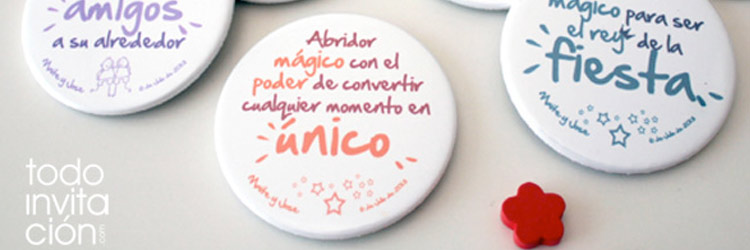 Espejos y abridores “mágicos” para bodas
