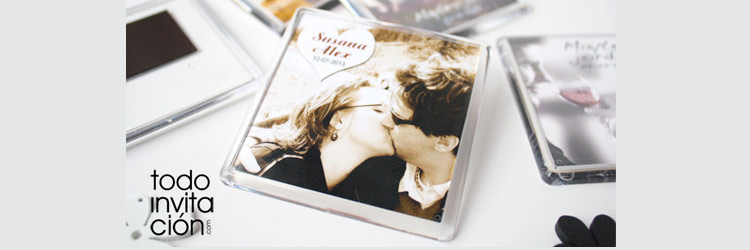 Imanes de nevera personalizados para tu boda, bautizo y comunión