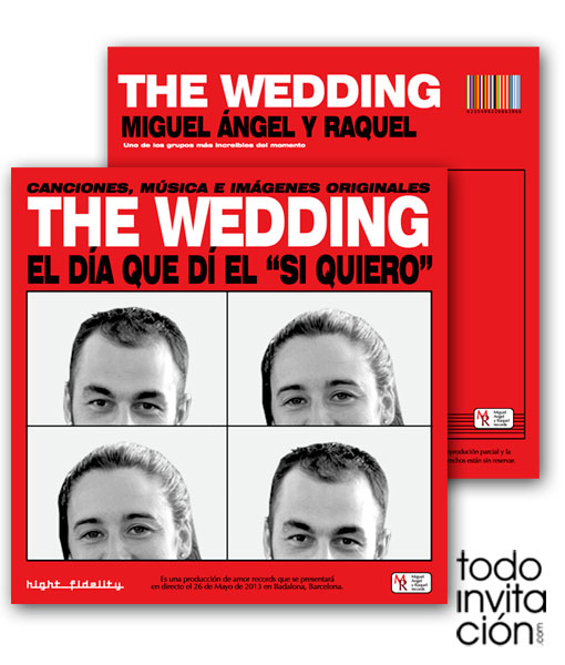 Invitaciones de boda llenas de musica. 7 originales ideas