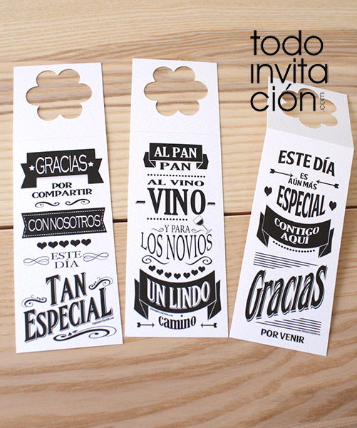 Etiquetas para el vino de boda gratis - descargable ...