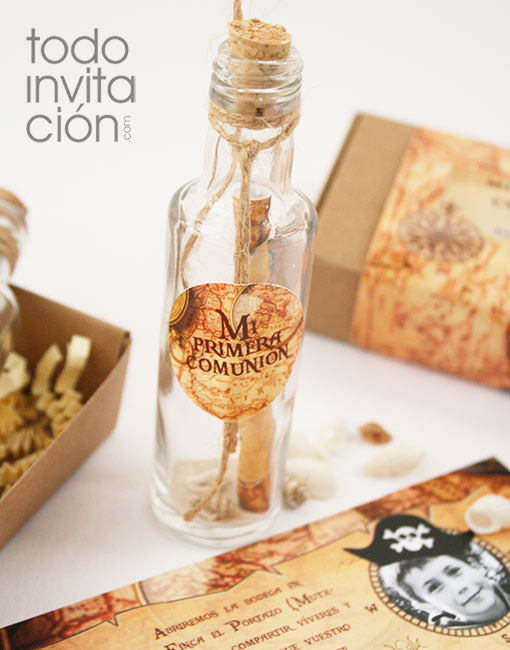 Recuerdos de comunión: Crea tu propia botella con mensajes especiales para  tus invitados ✨ 